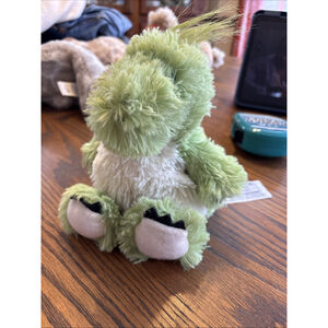 Warmies Cozy Plush Dinosaur Green Junior Mini Therapy Microwavable HeatableToy